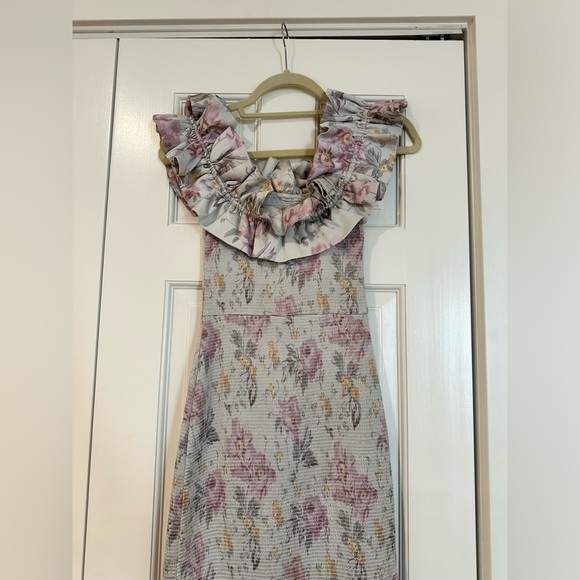 V. Chapman The Lilac Dress in Purple Floral Size 00 - Picture 2 of 6